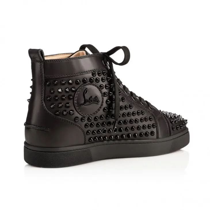 Louboutin Louis Spikes "Calf leather and spikes - Black" KickHaven Bulgaria KickHaven Bulgaria