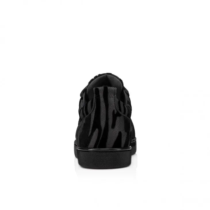 Louboutin Louis Junior "Velvet Quagga - Black" KickHaven Bulgaria