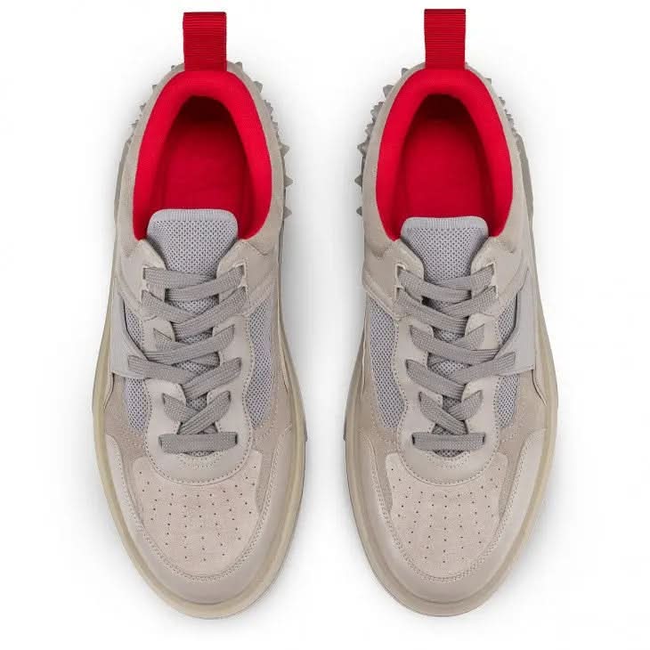 Louboutin Astroloubi "Calf leather, suede and rubber - Goose"