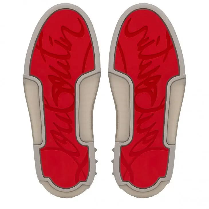 Louboutin Astroloubi "Calf leather, suede and rubber - Goose"