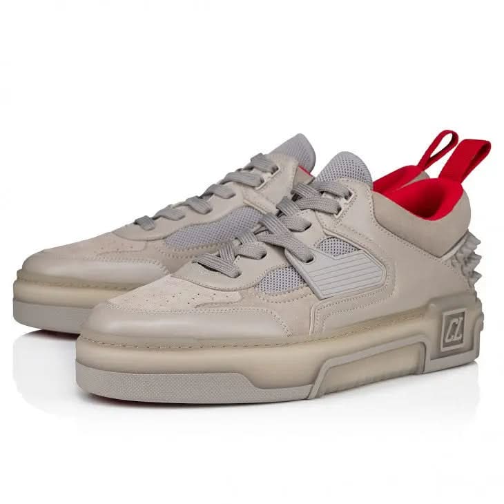 Louboutin Astroloubi "Calf leather, suede and rubber - Goose"