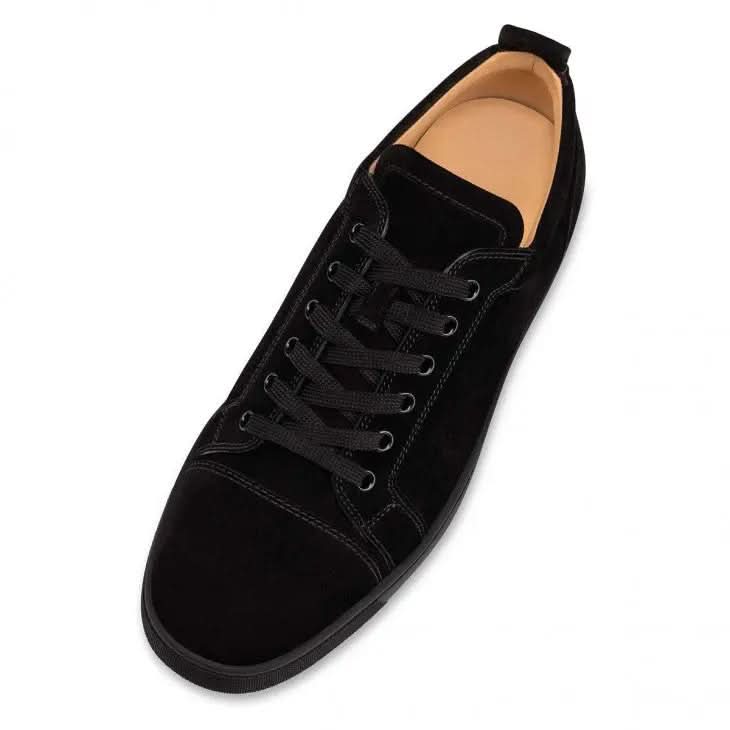 Louboutin Louis Junior "Veau velours - Black" KickHaven Bulgaria KickHaven Bulgaria