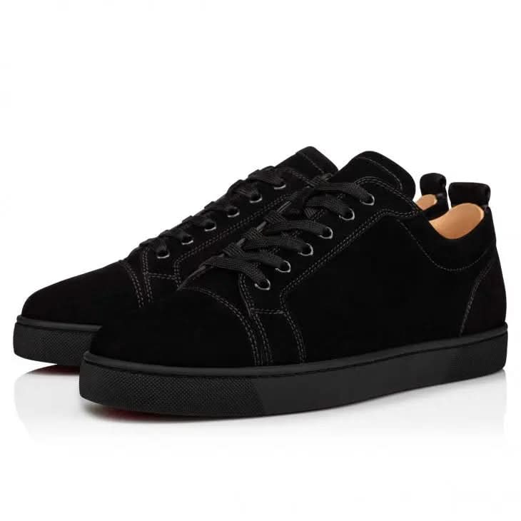 Louboutin Louis Junior "Veau velours - Black" KickHaven Bulgaria KickHaven Bulgaria