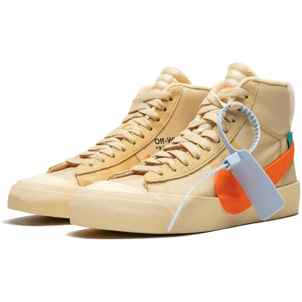 Off-White x Nike Blazer Orange SPOOKY PACK KickHaven Bulgaria