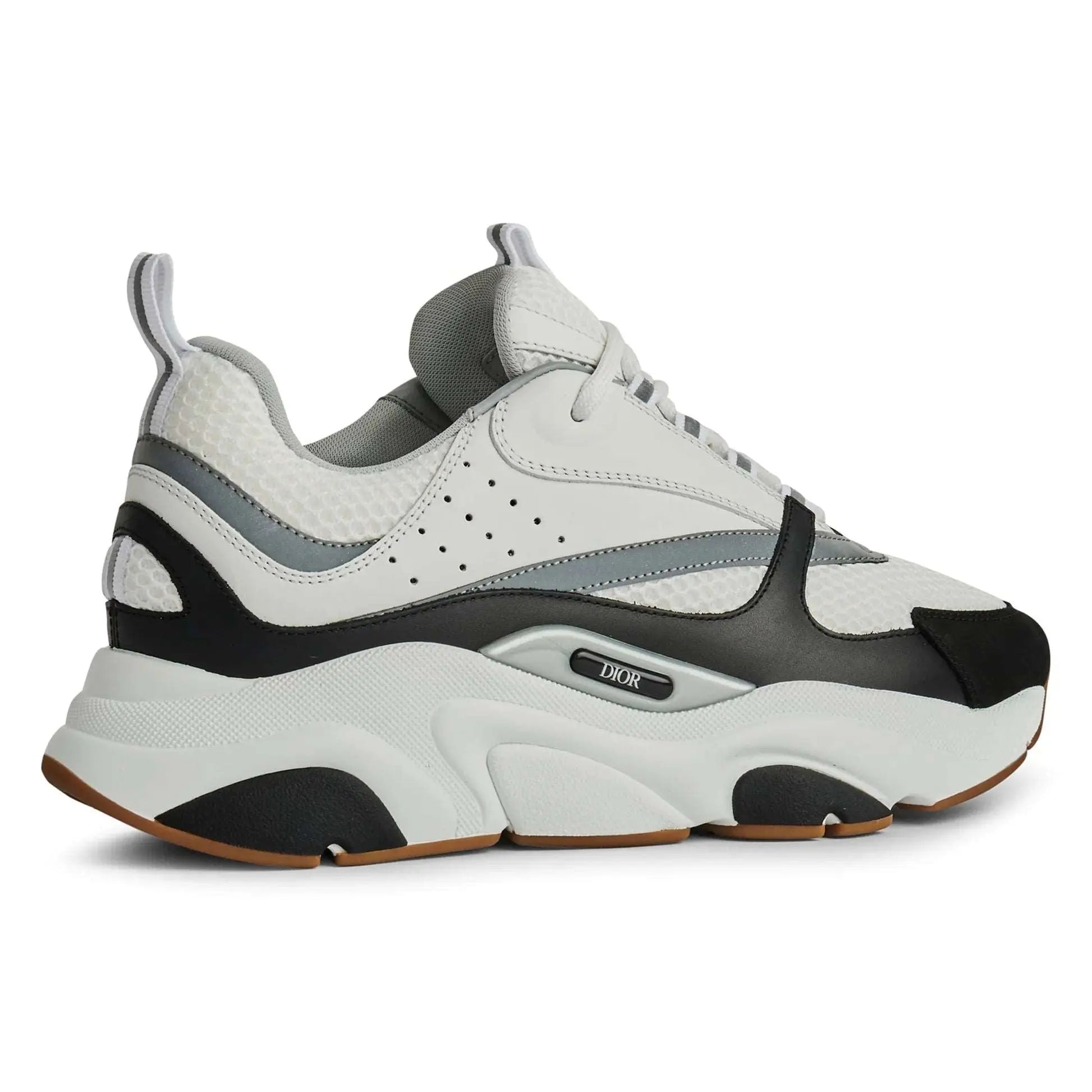 Dior B22 Black White Silver Trainer