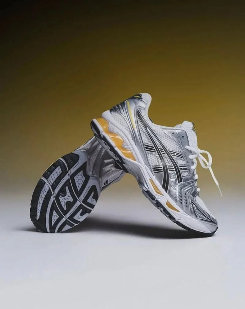 ASICS Gel-Kayano 14 White Tai Chi Yellow KickHaven Bulgaria KickHaven Bulgaria