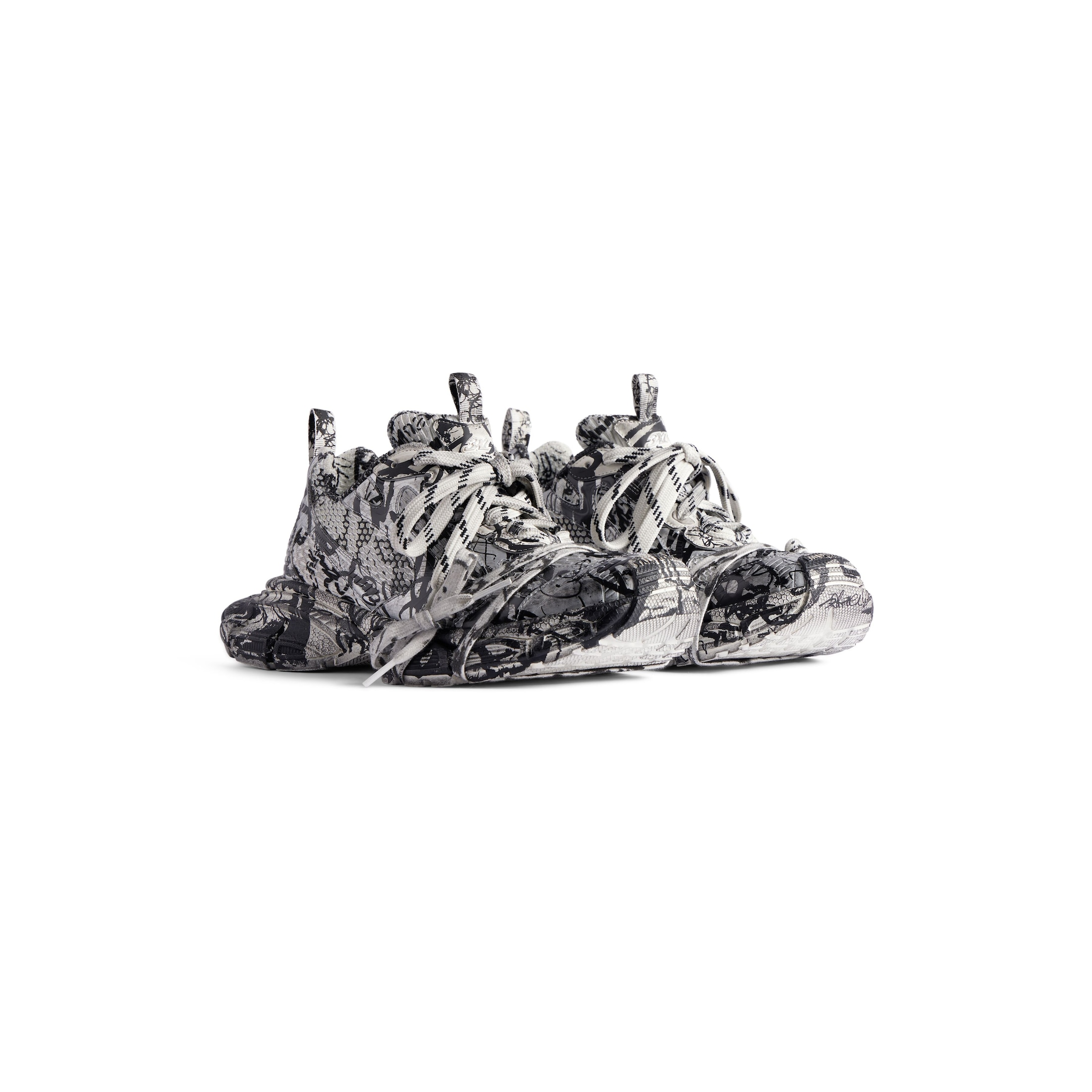 Balenciaga 3XL Extreme Graffiti 'White/Black' KickHaven Bulgaria KickHaven Bulgaria