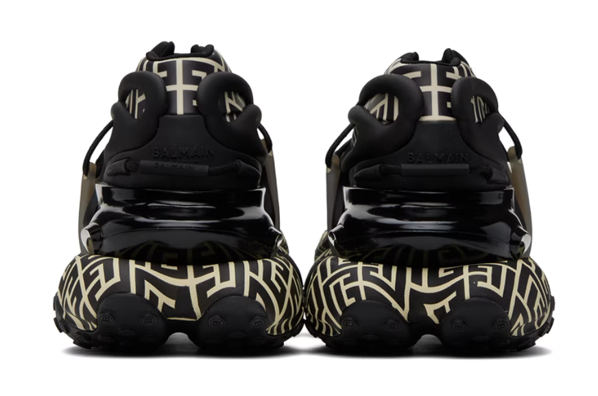 Balmain Black & White Unicorn Sneakers