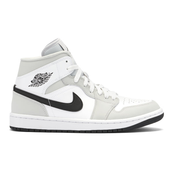 Air Jordan 1 Mid Wmns 'Light Smoke Grey'