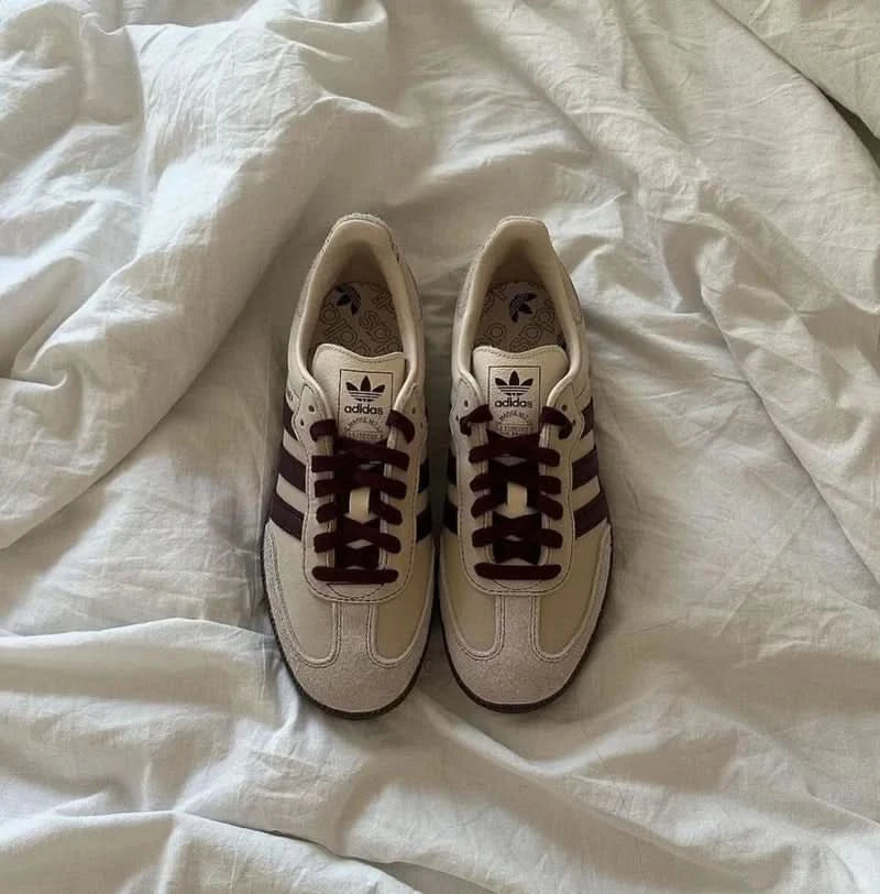 Adidas Samba OG Wonder White Maroon KickHaven Bulgaria KickHaven Bulgaria