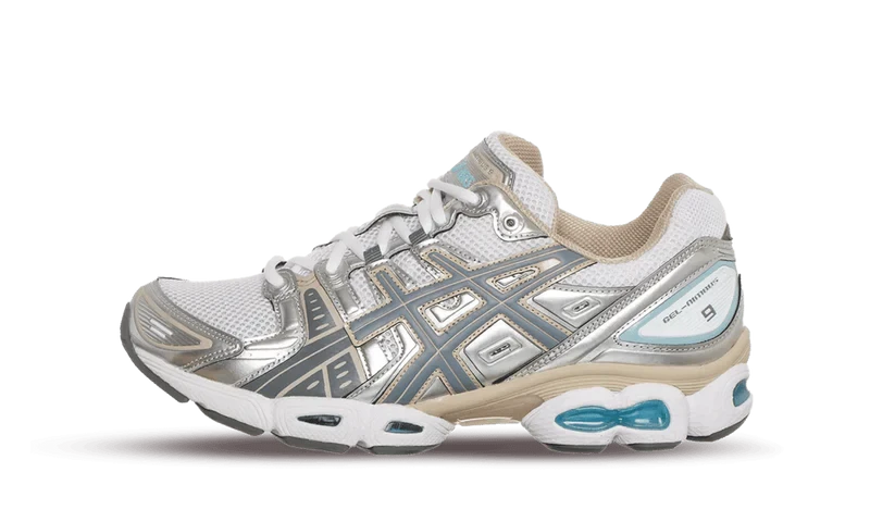 ASICS Gel-Nimbus 9 'White Steel Grey' KickHaven Bulgaria KickHaven Bulgaria