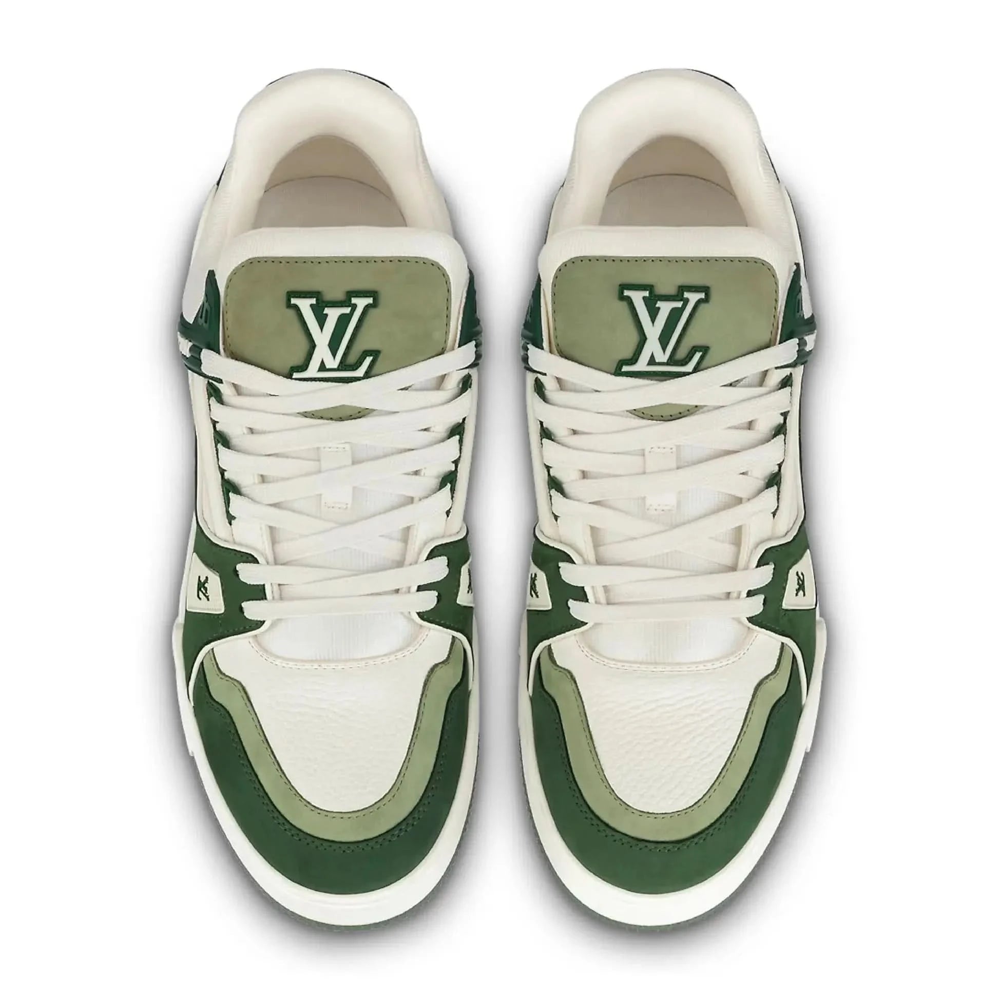 Louis Vuitton LV Trainer Calf Leather Khaki Sneaker KickHaven Bulgaria KickHaven Bulgaria