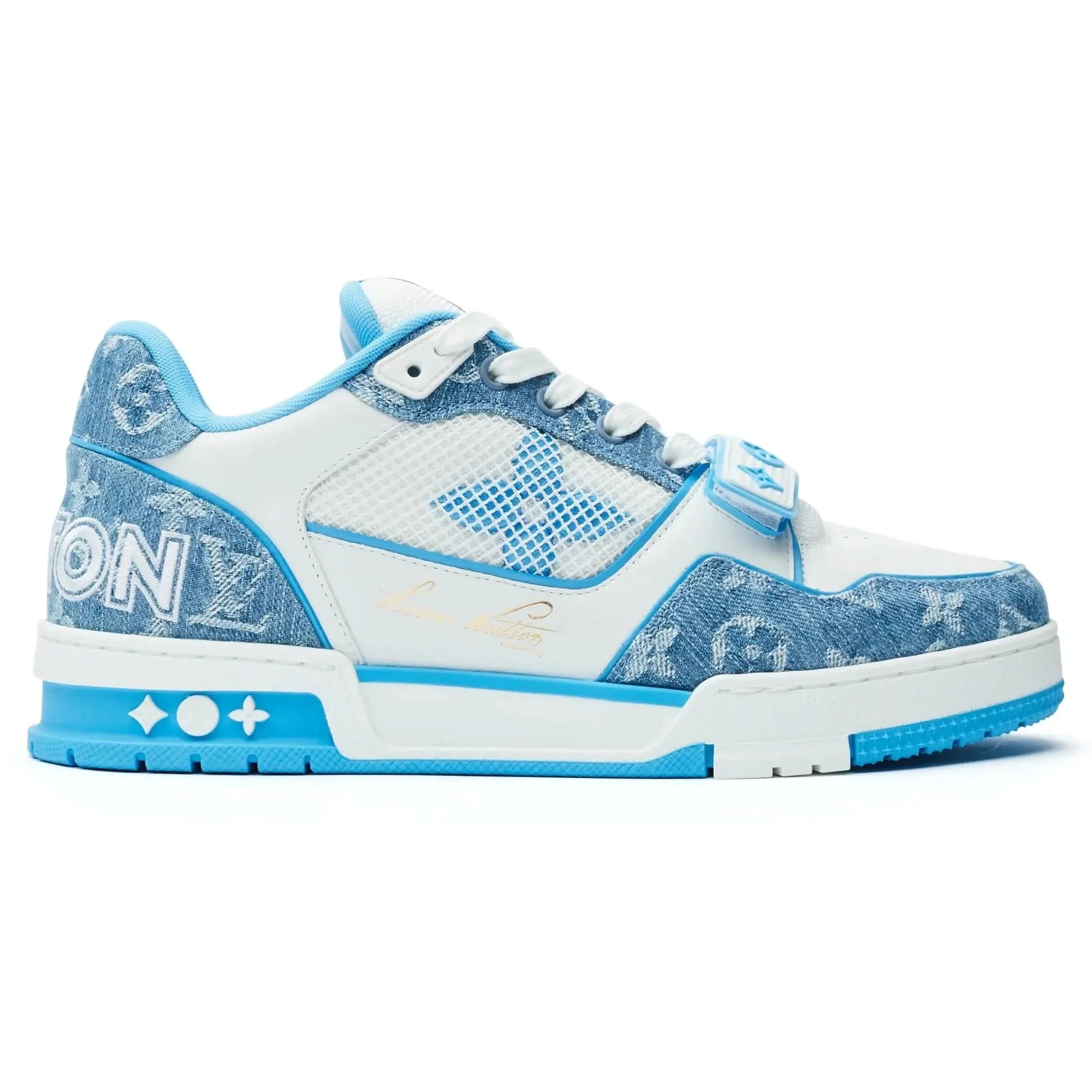 Louis Vuitton LV Monogram Blue Sneaker - Доставка за 1 работен ден