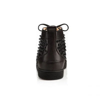 Louboutin Louis Spikes "Calf leather and spikes - Black"