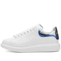 Alexander McQueen Heel Tab 'White & Silver'