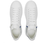 Alexander McQueen Heel Tab 'White & Silver'