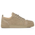 Louboutin Louis Junior Spikes "Veau velours and spikes - Saharienne"
