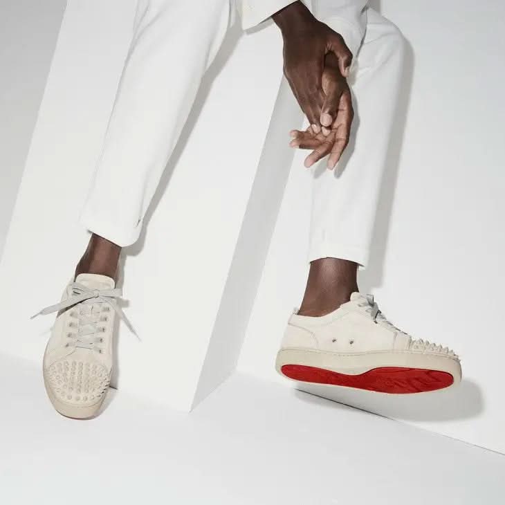 Louboutin Louis Junior Spikes "Veau velours and spikes - Saharienne" KickHaven Bulgaria  KickHaven Bulgaria