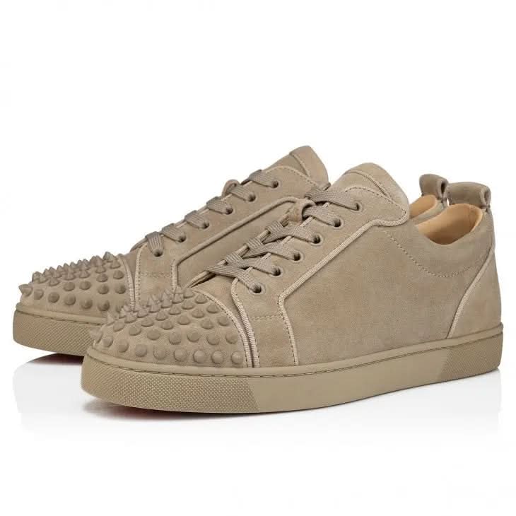 Louboutin Louis Junior Spikes "Veau velours and spikes - Saharienne" KickHaven Bulgaria  KickHaven Bulgaria