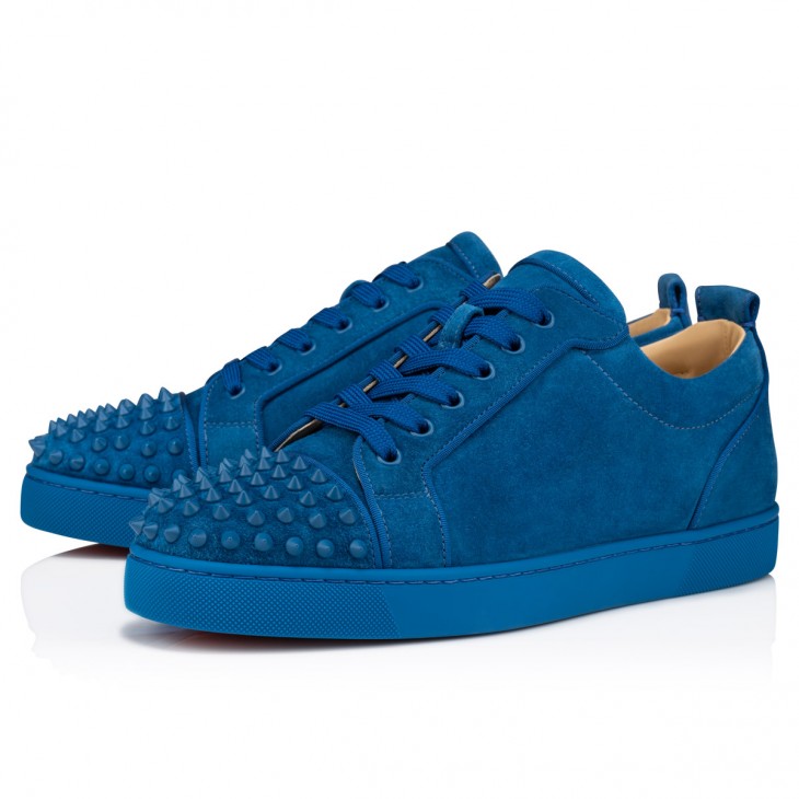 Louboutin Louis Junior Spikes "Veau velours and spikes - Ludwig"