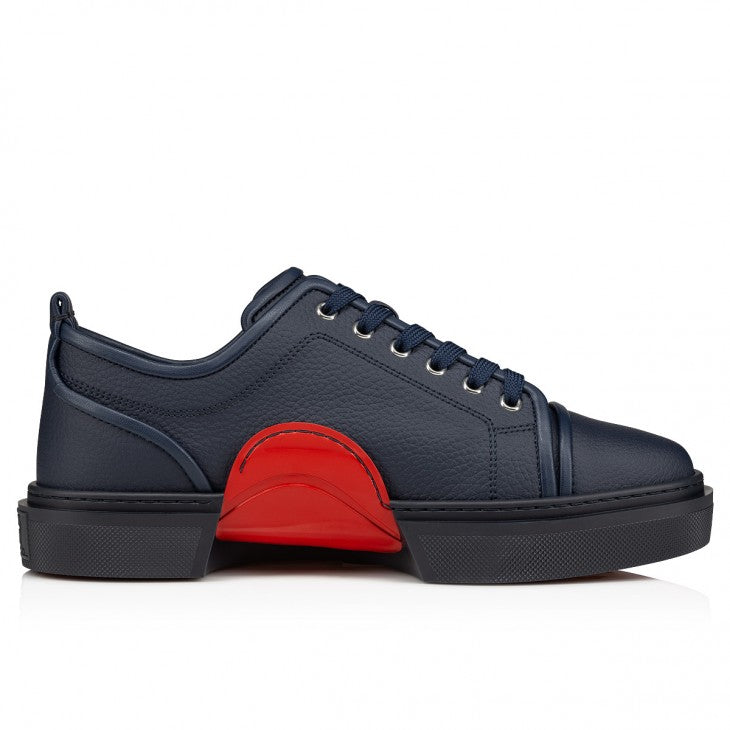 Louboutin Adolon Junior "Recycled polyester and bio-based materials - Navy"