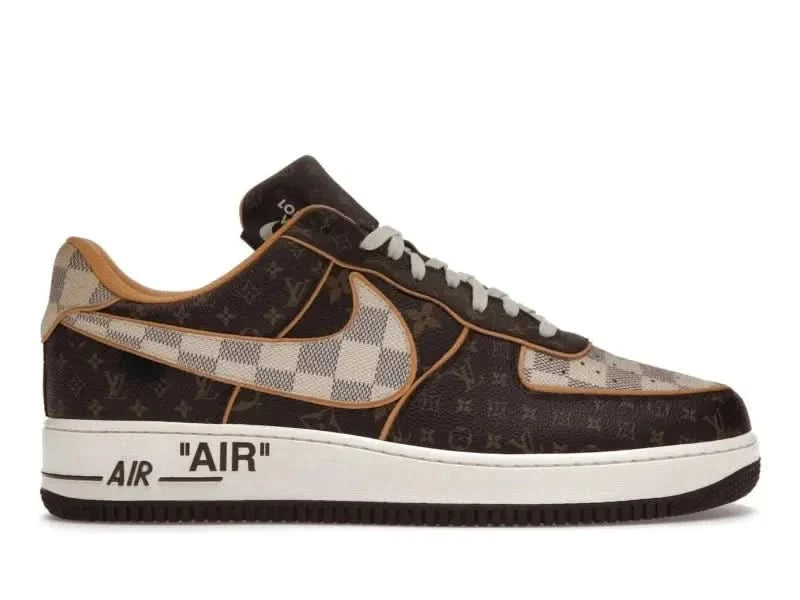 Nike Air Force 1 Low "Louis Vuitton Monogram Brown Damier Azur" - Доставка за 1 работен ден KickHaven Bulgaria  KickHaven Bulgaria