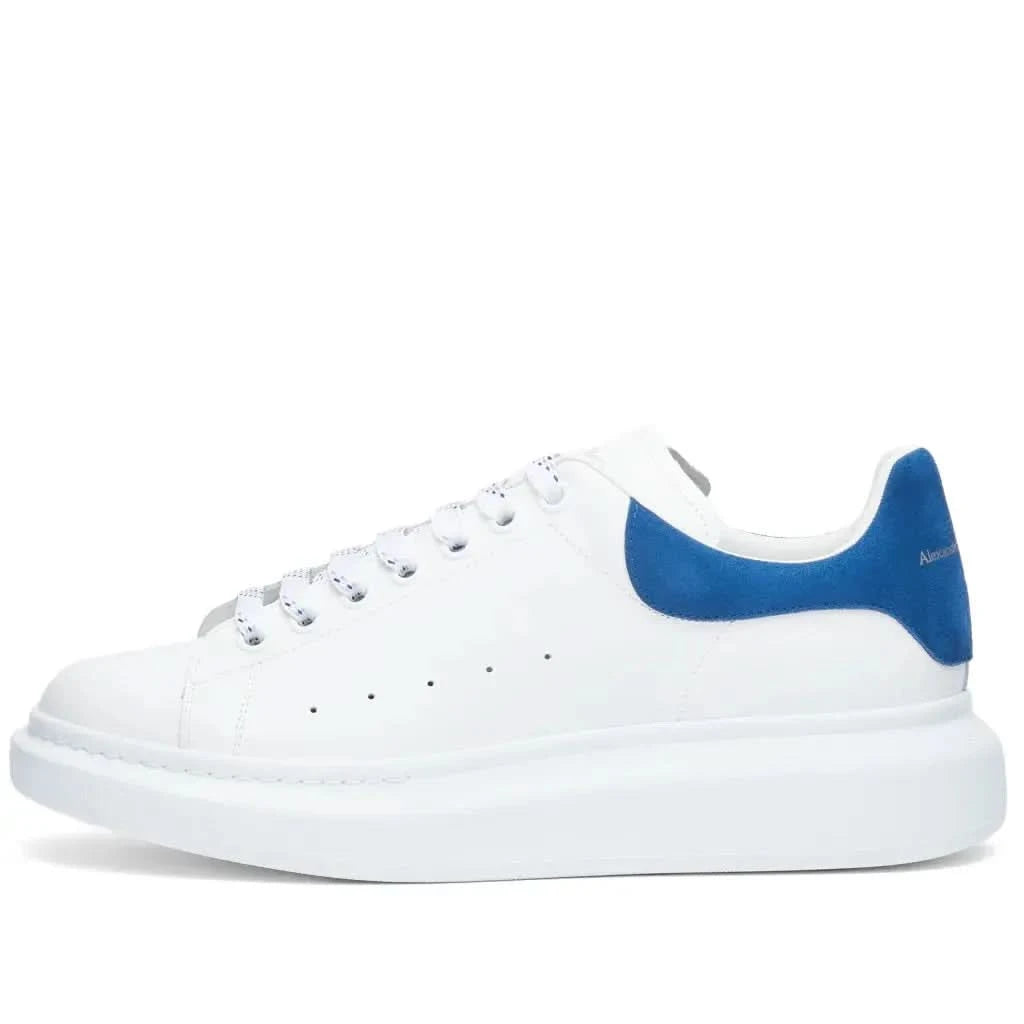 Alexander McQueen Heel Tab 'White & Navy' - Доставка за 1 работен ден KickHaven Bulgaria  KickHaven Bulgaria