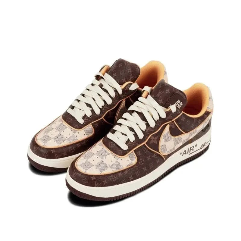 Nike Air Force 1 Low "Louis Vuitton Monogram Brown Damier Azur"