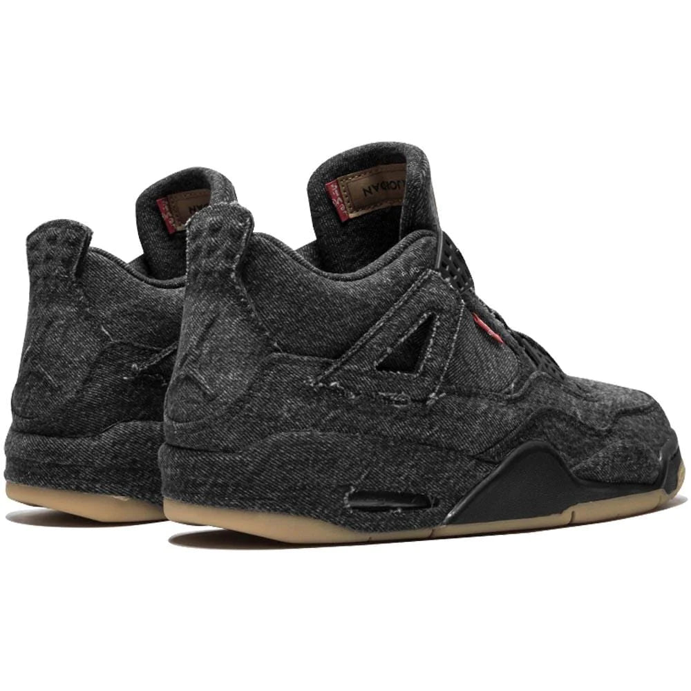 Levis x Nike Air Jordan 4 Black