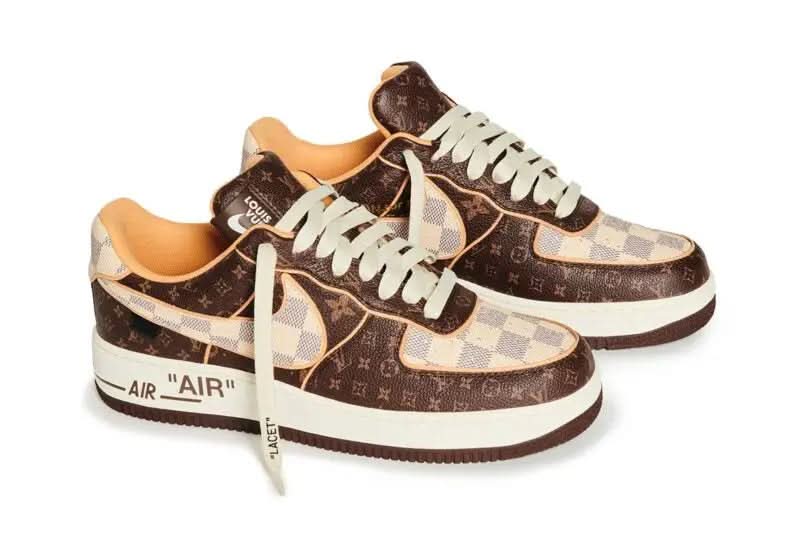 Nike Air Force 1 Low "Louis Vuitton Monogram Brown Damier Azur"