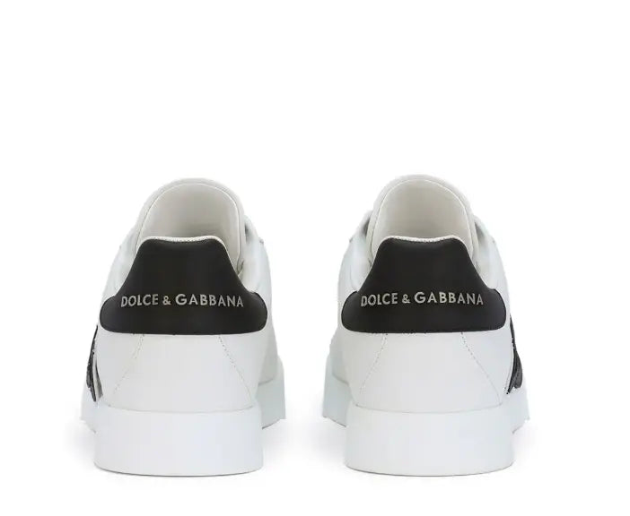 Dolce & Gabbana Portofino logo-tag leather sneakers KickHaven Bulgaria