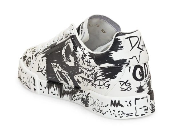 Dolce & Gabbana All-Over Graphic Print Low-Top Sneakers - Доставка до 7 дни