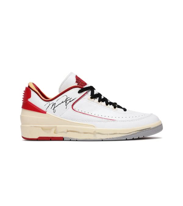 Off-White x Air Jordan 2 Retro Low SP 'White Varsity Red'