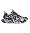 Balenciaga Track Grafitti Mesh 'White/Black'