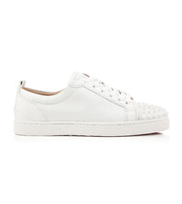 Louboutin Louis Junior Spikes "Calf leather - White"