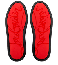 Louboutin Louis "Patent calf leather, Veau velours and strass"