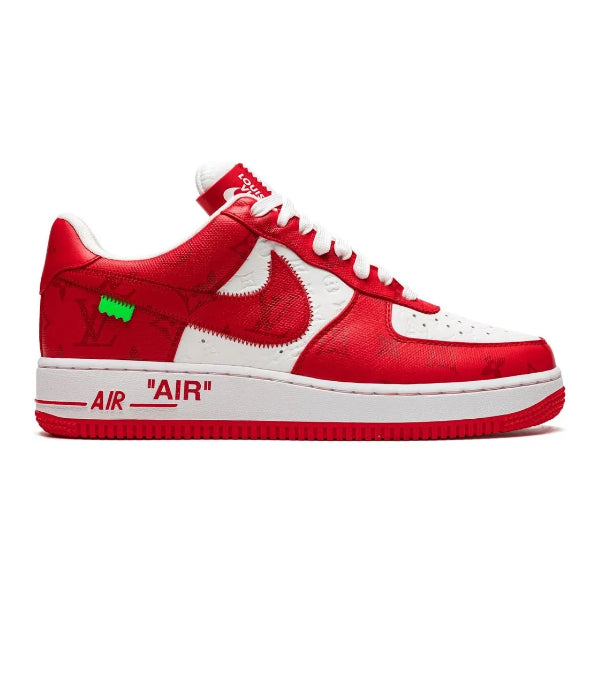 Louis Vuitton x Nike Air Force 1 Low White Red