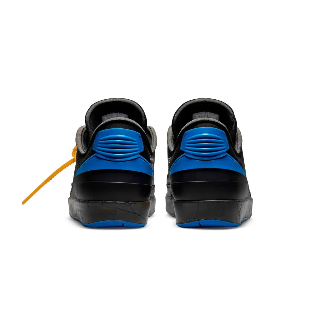 Off-White x Air Jordan 2 Retro Low SP 'Black Varsity Royal' KickHaven Bulgaria