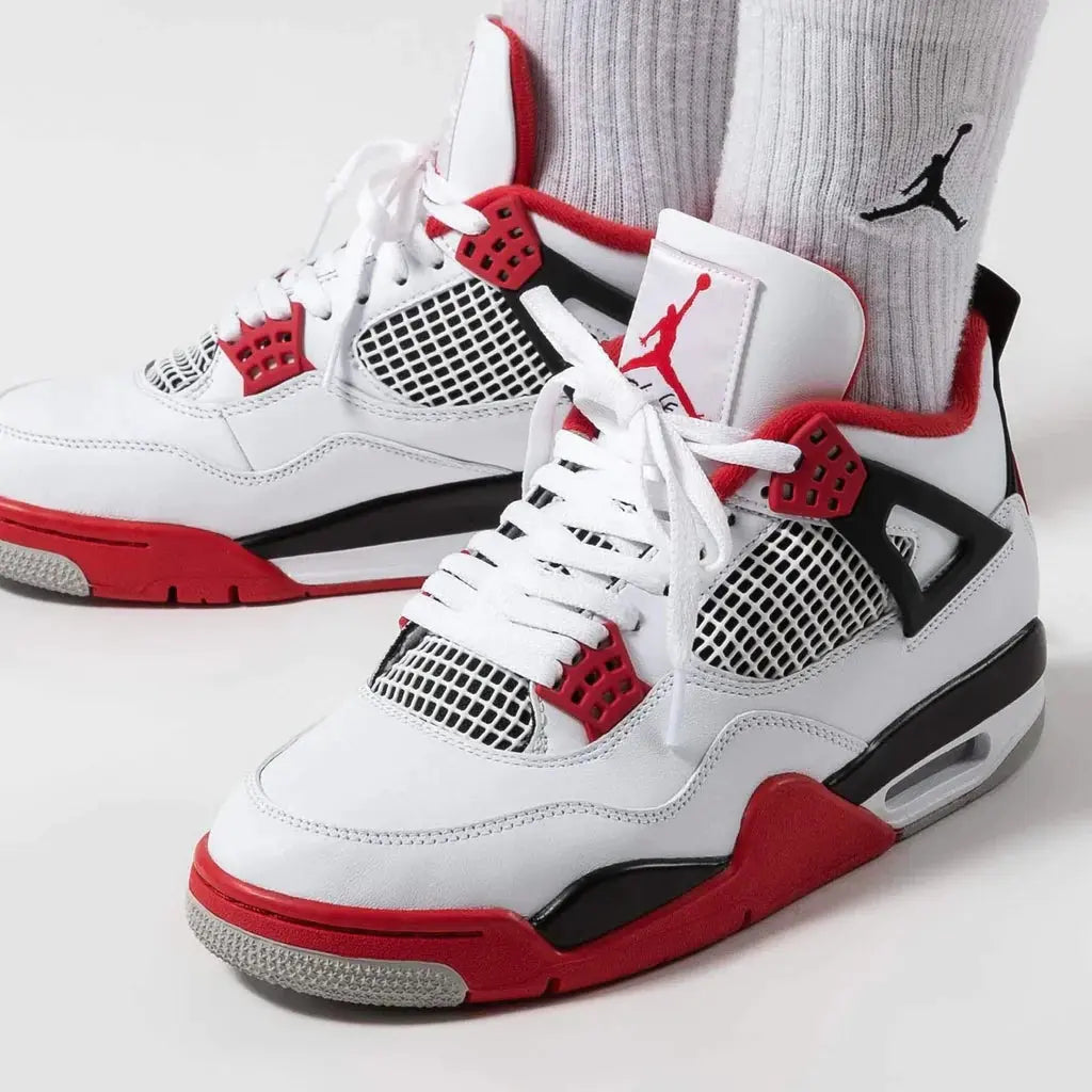 Jordan 4 Retro "Fire Red" - Доставка за 1 работен ден Доставка за 1 ден