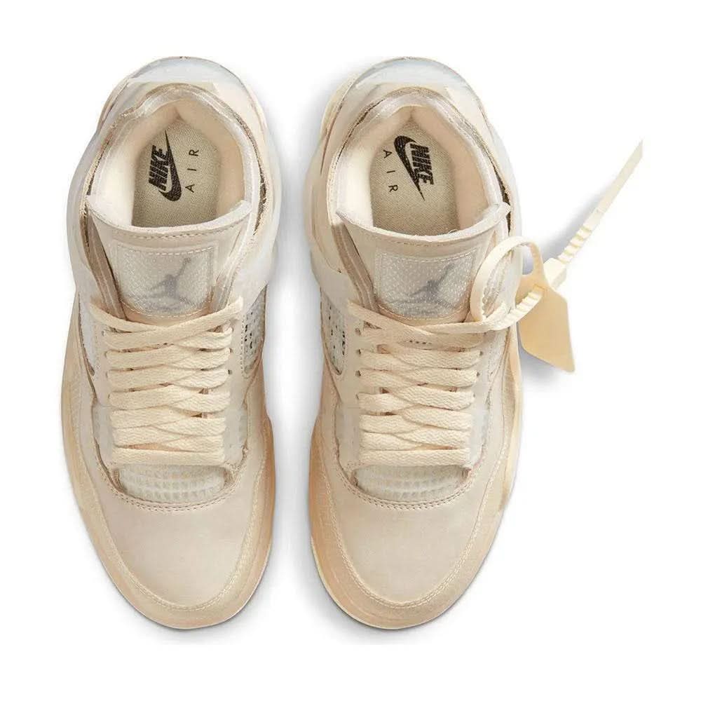 OFF-WHITE x Wmns Air Jordan 4 SP 'Sail' KickHaven Bulgaria  KickHaven Bulgaria