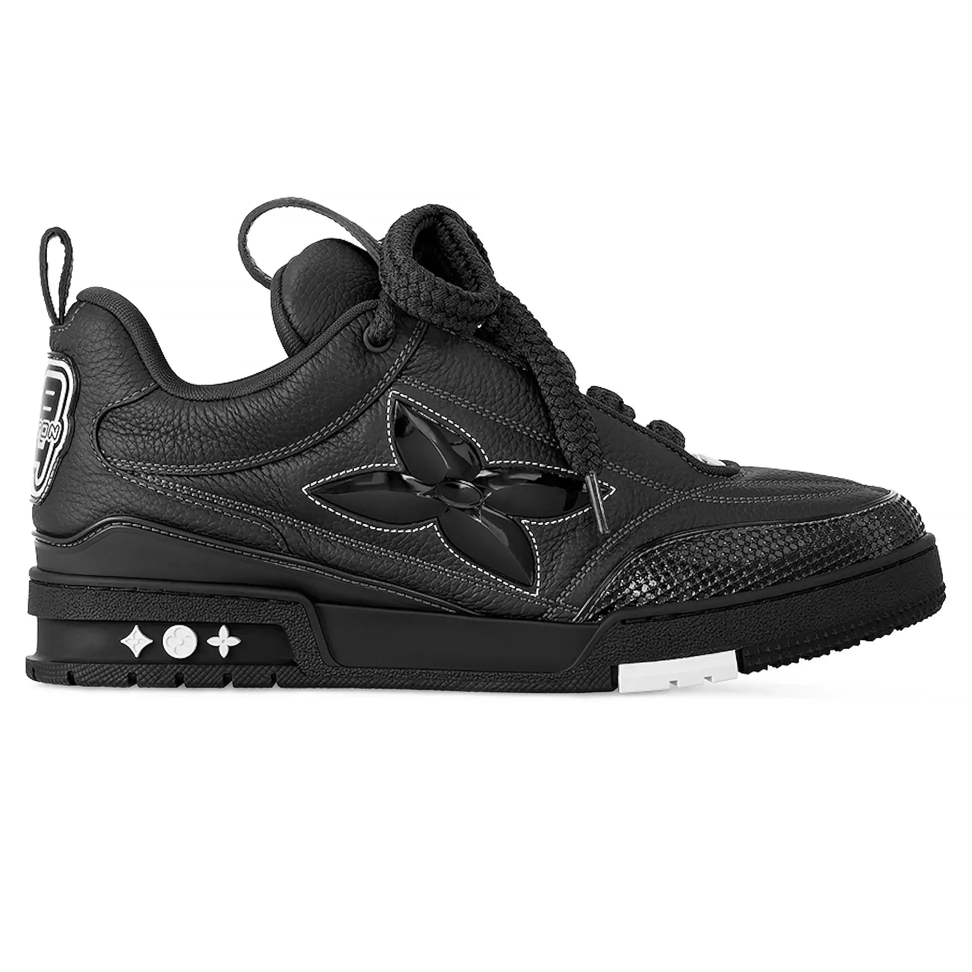 Louis Vuitton LV Skate Grained Leather Trainer Black Sneaker - Доставка за 1 работен ден