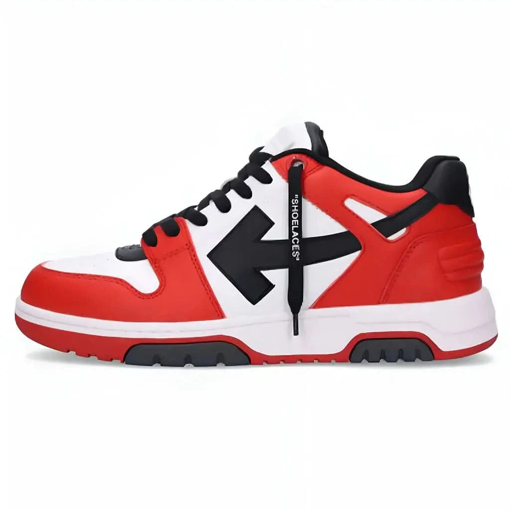 Off-White Out of Office Low 'Red White Black' - Доставка за 1 работен ден KickHaven Bulgaria  KickHaven Bulgaria