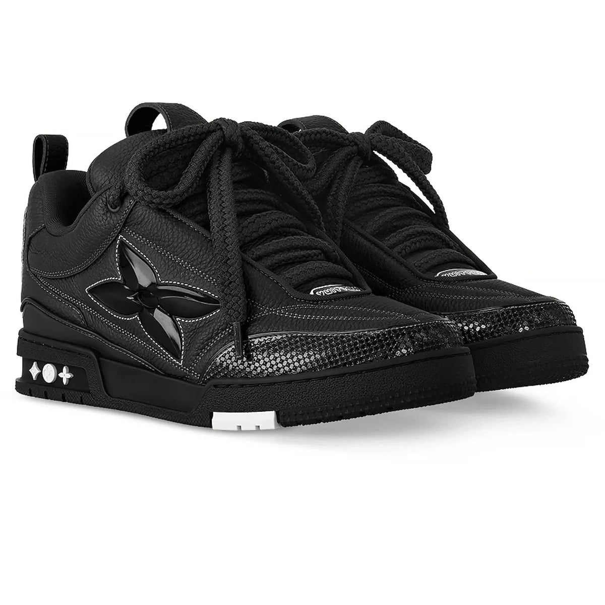 Louis Vuitton LV Skate Grained Leather Trainer Black Sneaker KickHaven Bulgaria  KickHaven Bulgaria