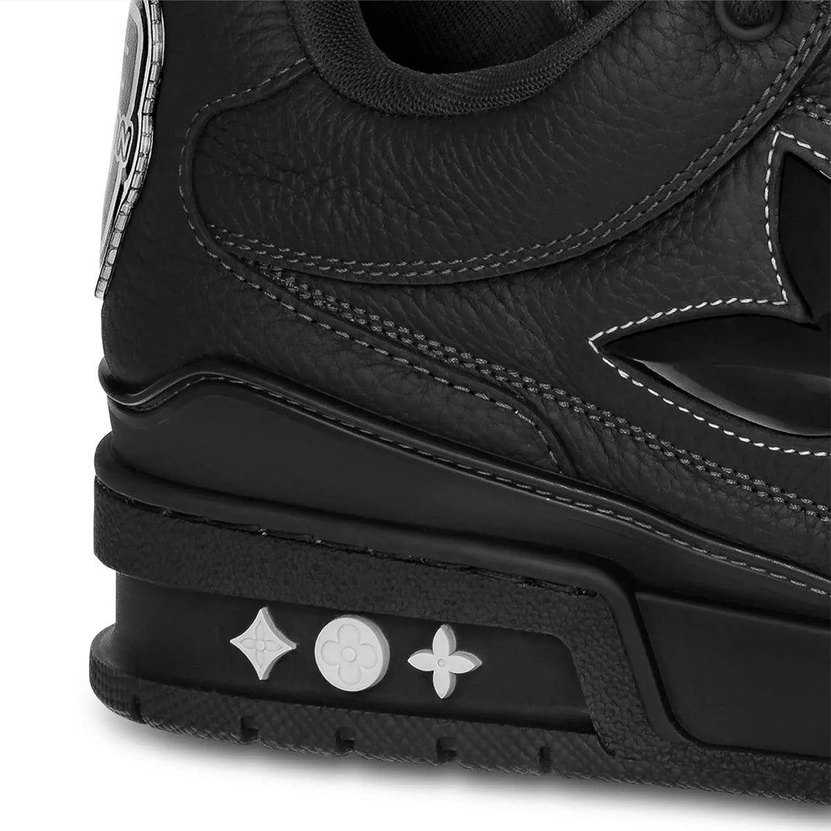 Louis Vuitton LV Skate Grained Leather Trainer Black Sneaker KickHaven Bulgaria  KickHaven Bulgaria
