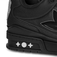 Louis Vuitton LV Skate Grained Leather Trainer Black Sneaker KickHaven Bulgaria  KickHaven Bulgaria