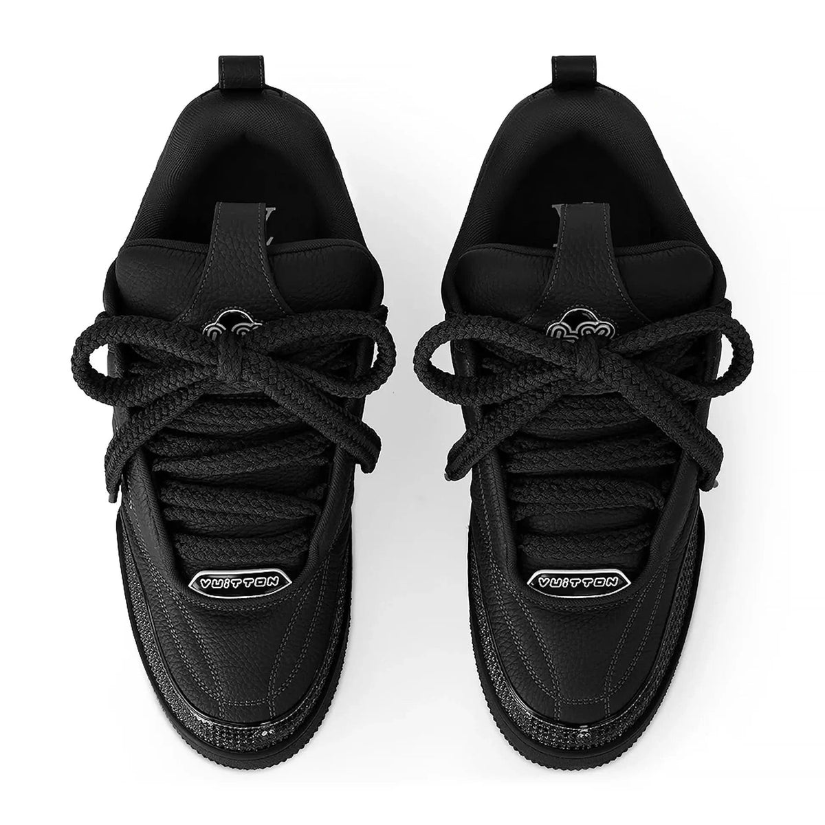 Louis Vuitton LV Skate Grained Leather Trainer Black Sneaker KickHaven Bulgaria  KickHaven Bulgaria