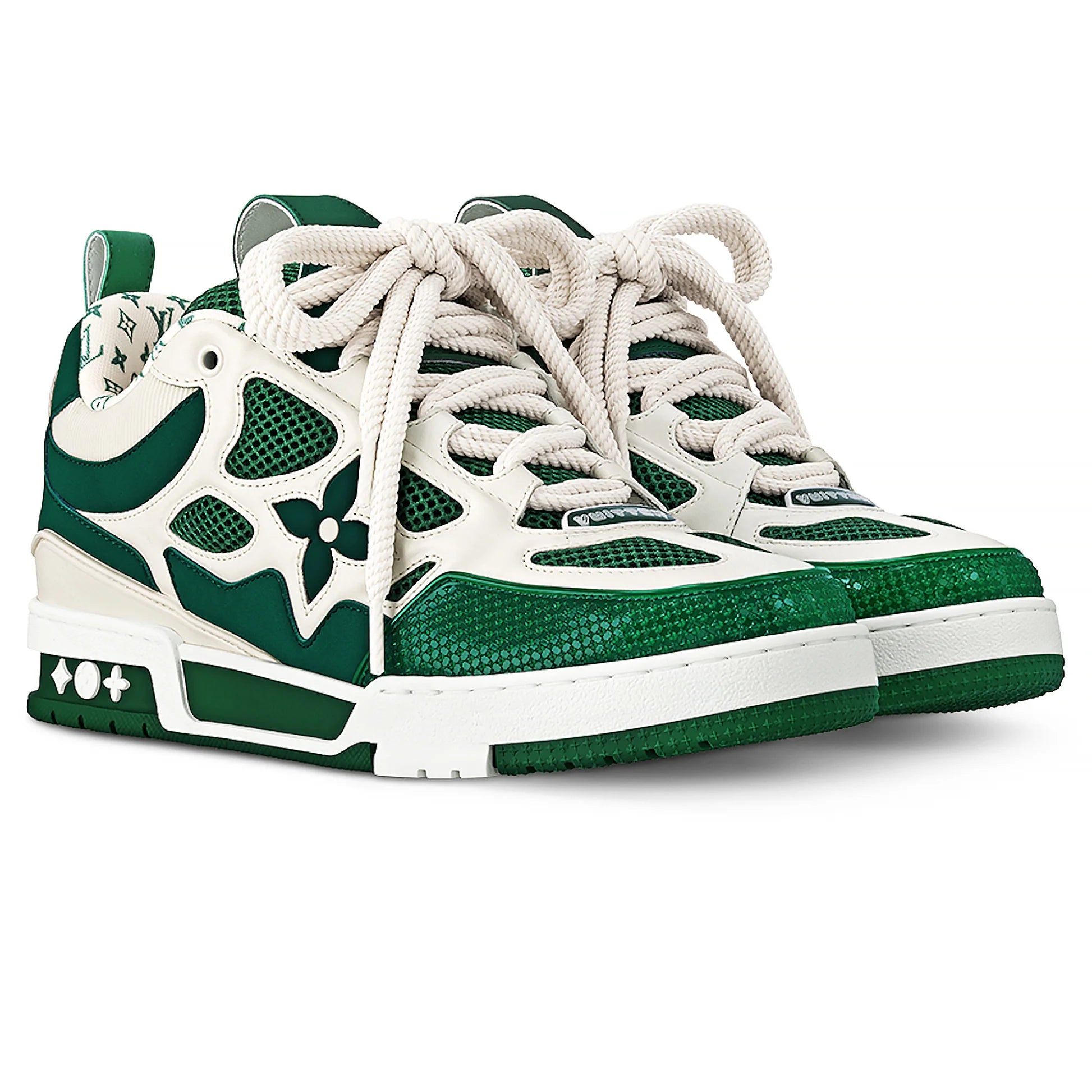 Louis Vuitton LV Skate Monogram Trainer Green Sneaker