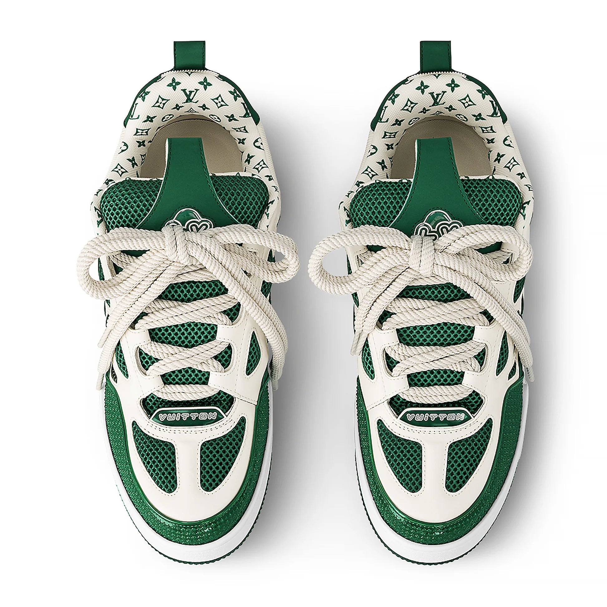 Louis Vuitton LV Skate Monogram Trainer Green Sneaker