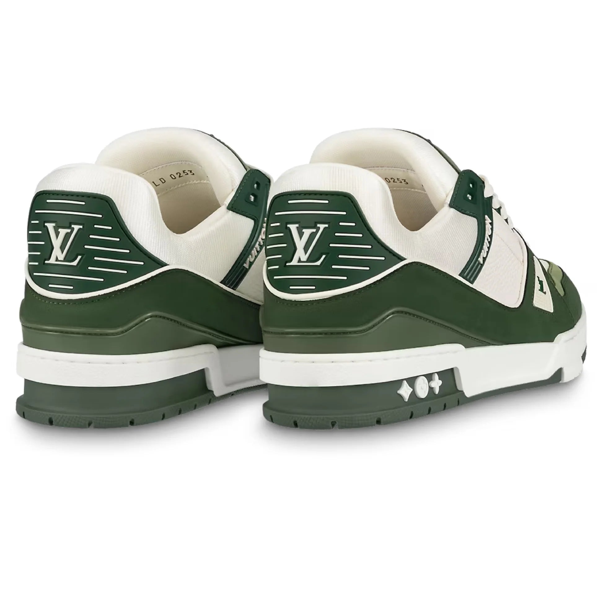 Louis Vuitton LV Trainer Calf Leather Khaki Sneaker